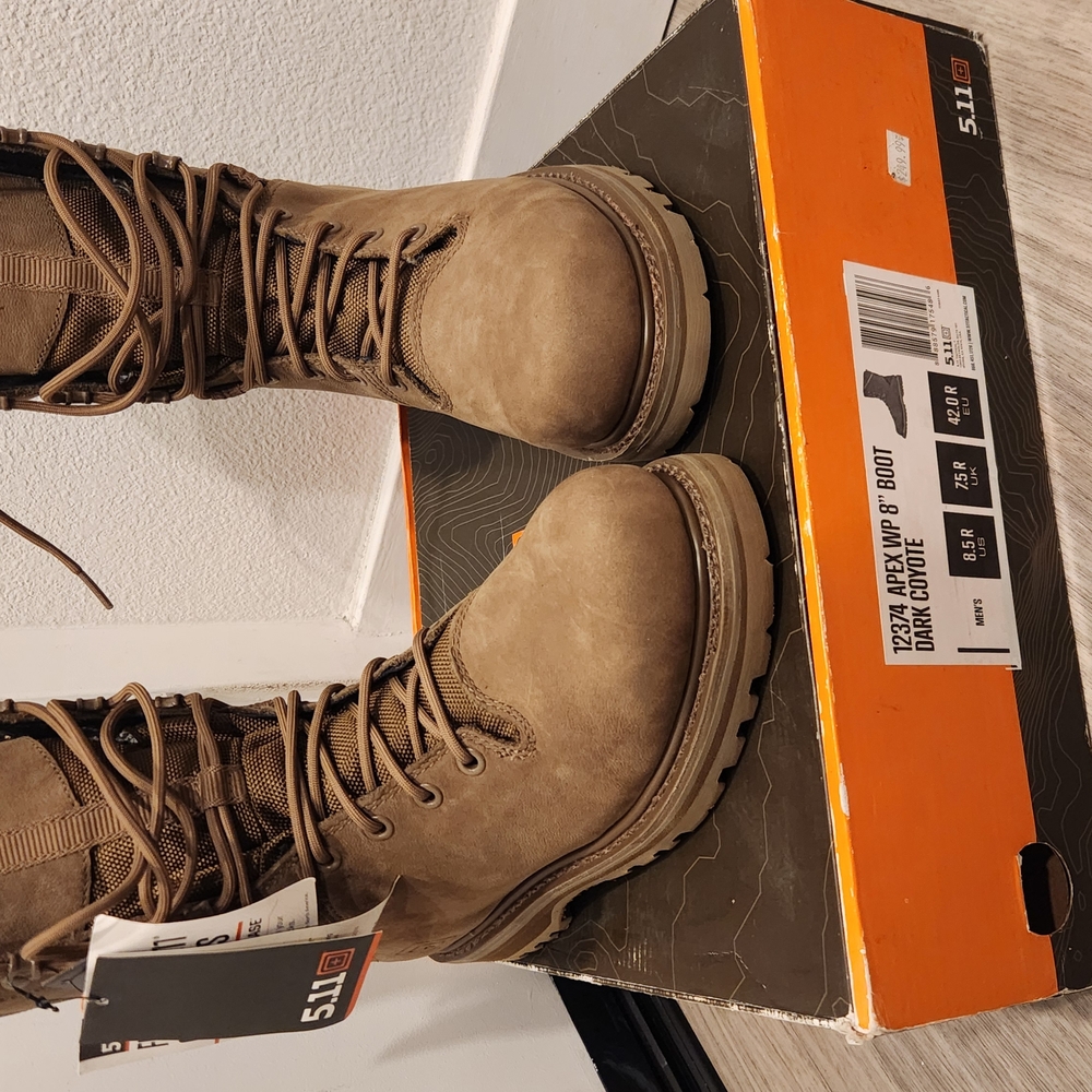 5.11 Tactical Dark Coyote Apex Waterproof Boots
